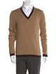 Gucci Web Accent Virgin Wool Pullover