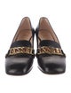 Gucci Sylvie Web Accent Leather Pumps