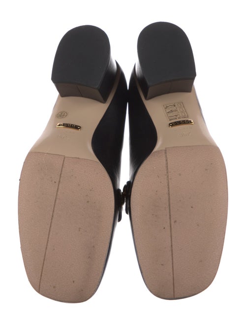 Gucci Sylvie Web Accent Leather Pumps