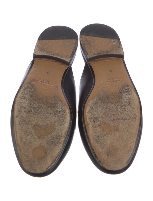 Gucci Horsebit Accent Leather Mules