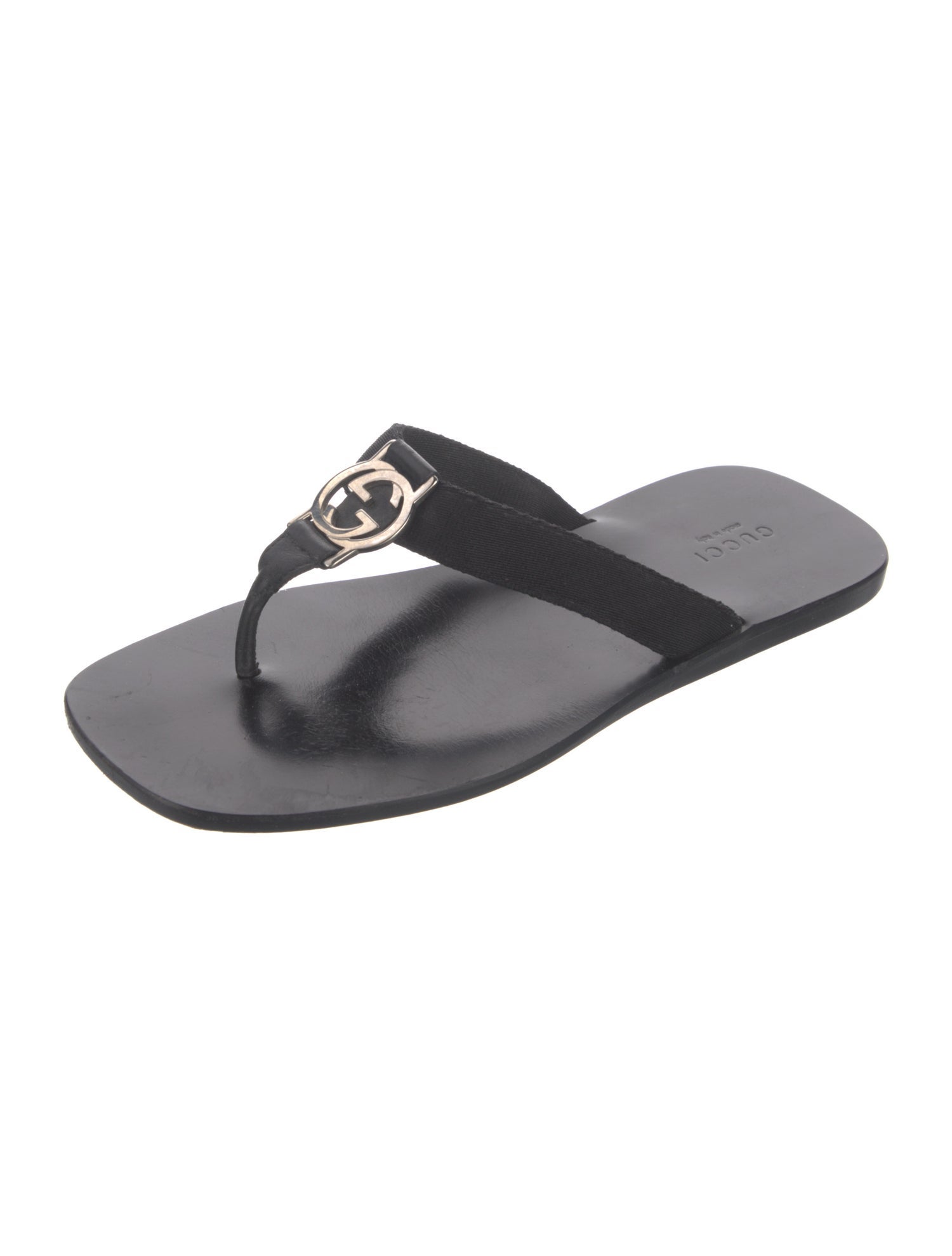 Gucci Interlocking G Logo Slides