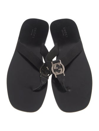 Gucci Interlocking G Logo Slides