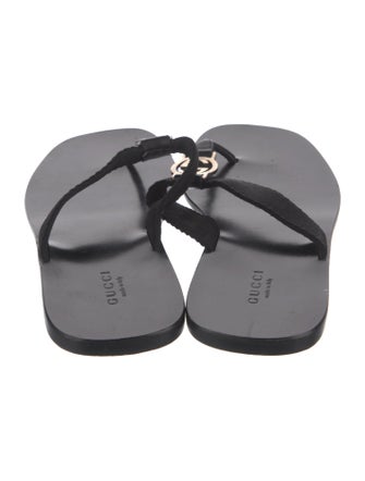 Gucci Interlocking G Logo Slides