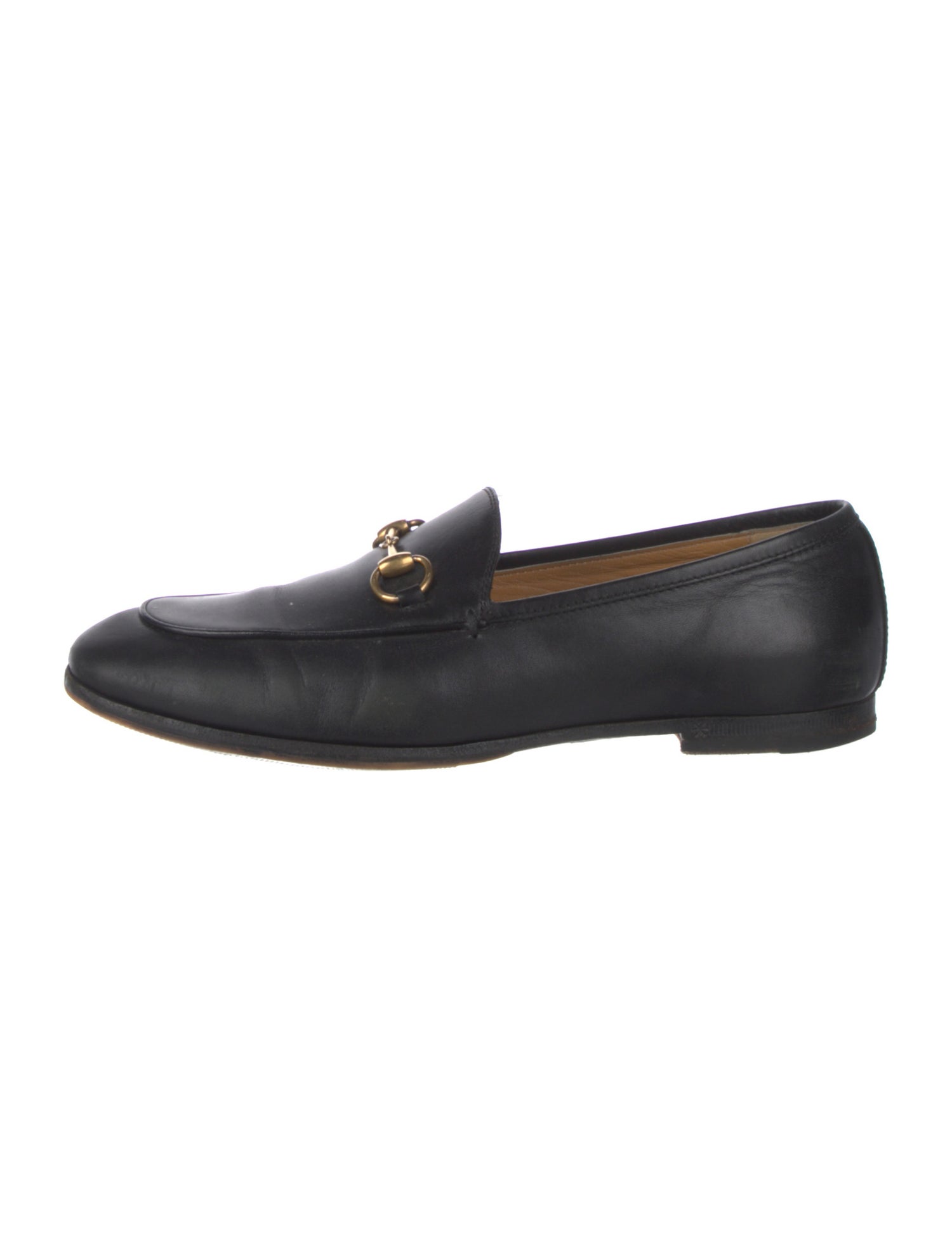 Gucci Horsebit Accent Leather Loafers