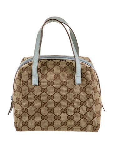 Gucci Handle Bags GG Canvas Top Bag