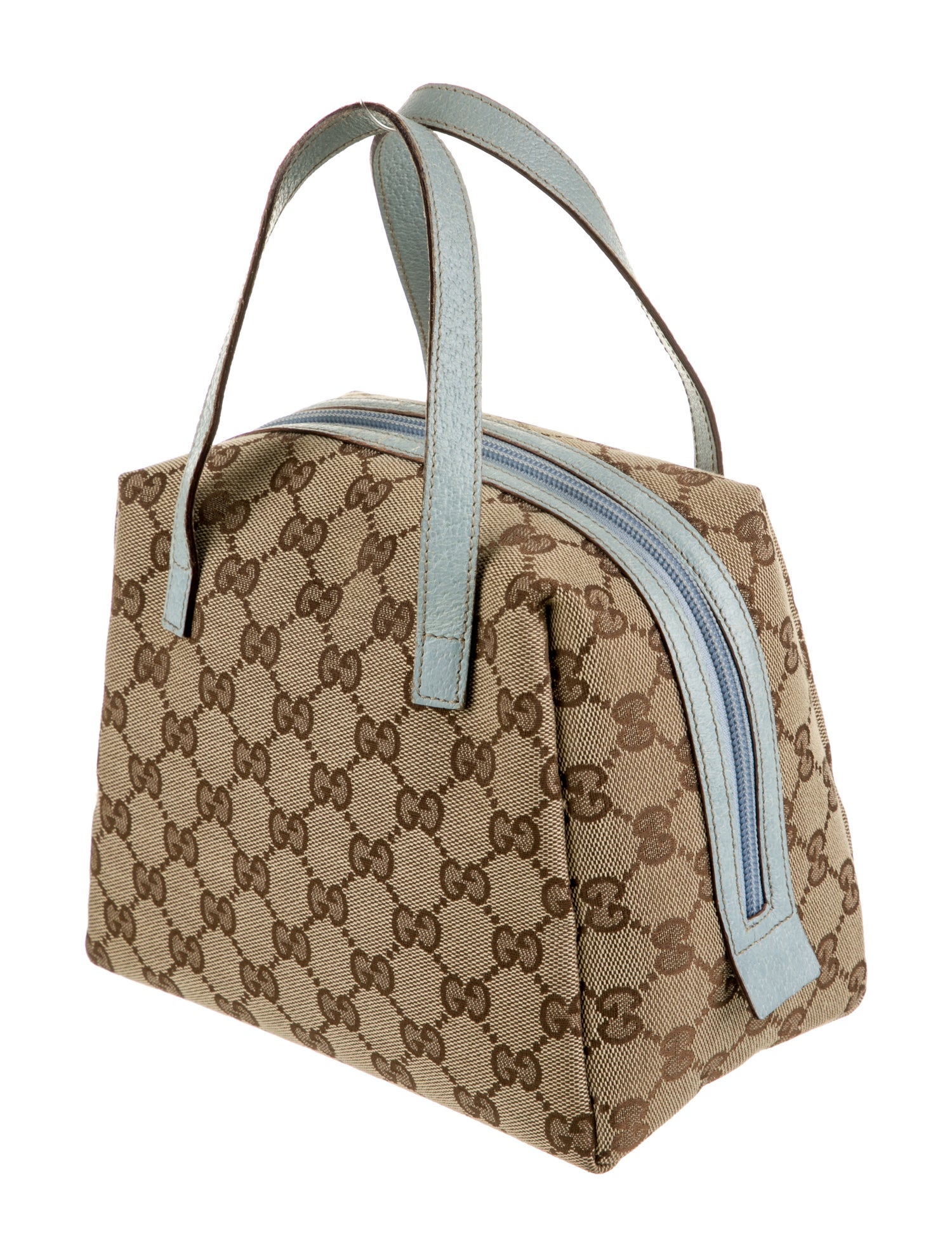GG Canvas Top Handle Bag