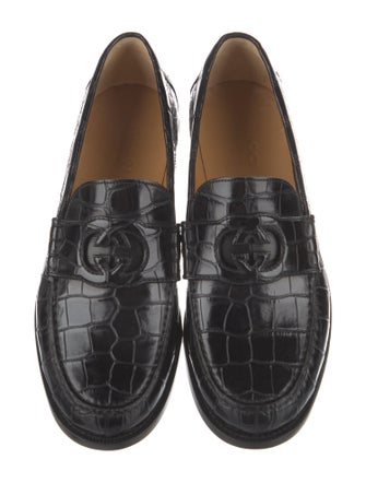 Gucci Alligator Loafers