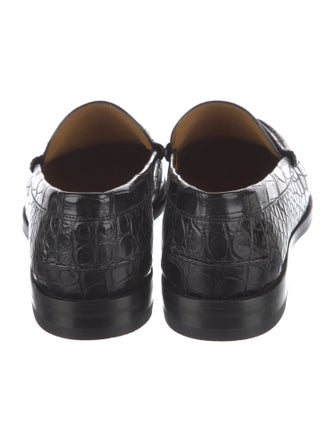 Gucci Alligator Loafers