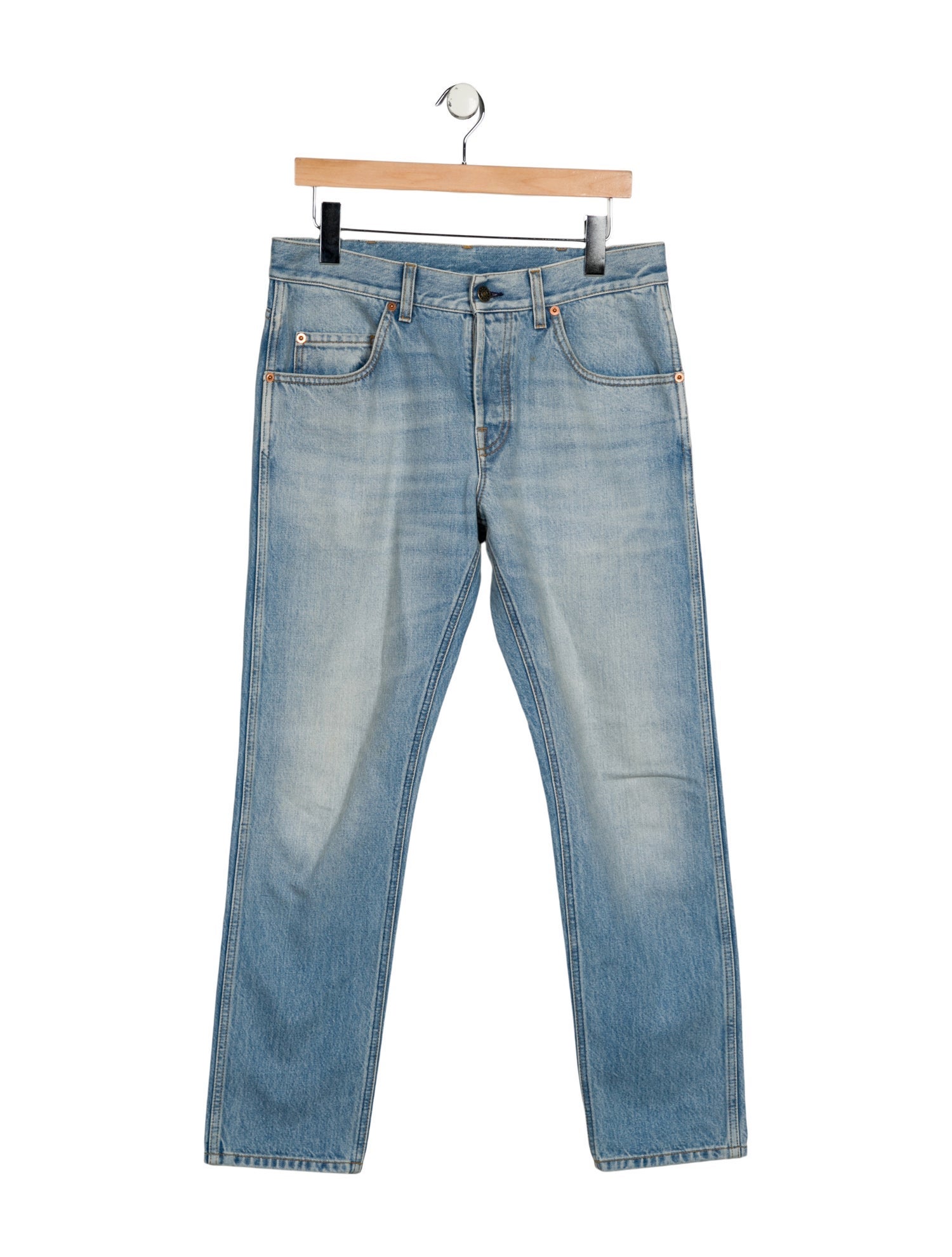 Gucci Horsebit Accent Skinny Jeans