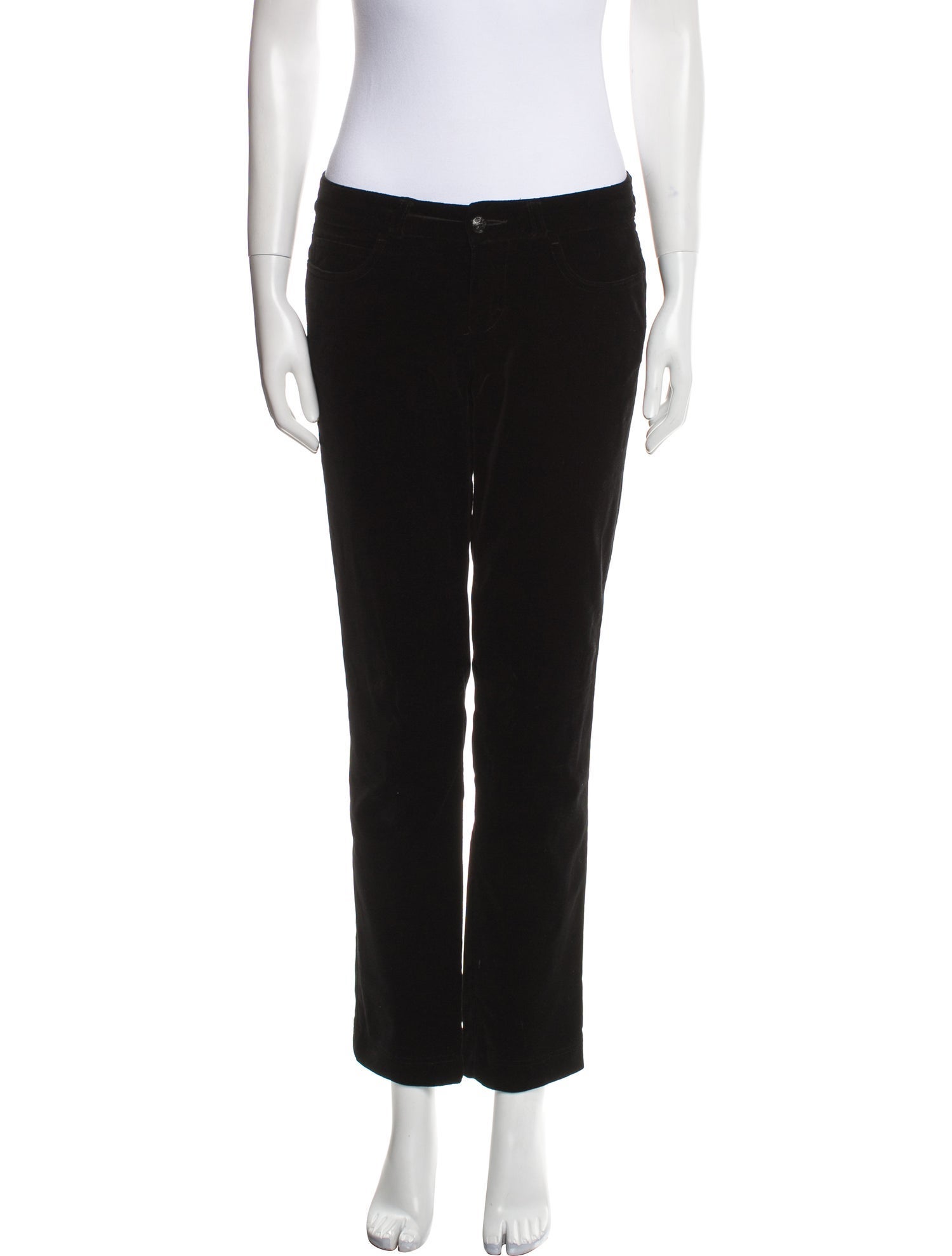 Gucci Velvet Straight Leg Pants