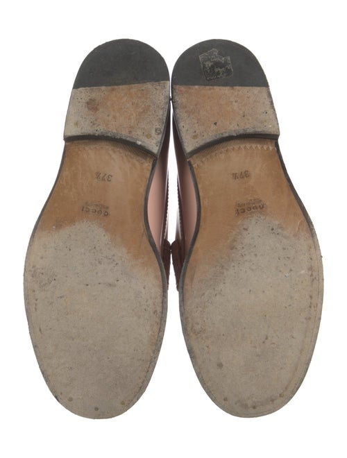 Gucci Interlocking G Logo Leather Loafers