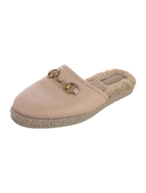 Gucci Horsebit Accent Leather Espadrilles