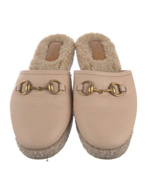 Gucci Horsebit Accent Leather Espadrilles