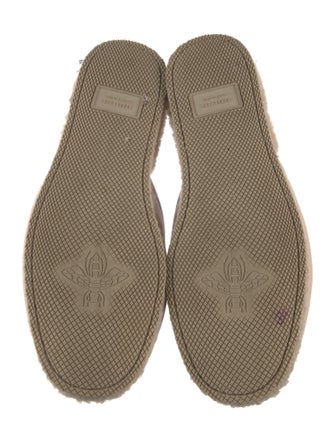 Gucci Horsebit Accent Leather Espadrilles