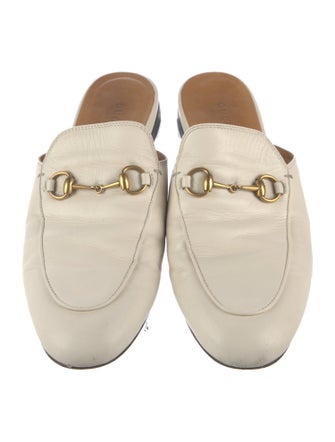 Gucci Horsebit Accent Leather Mules