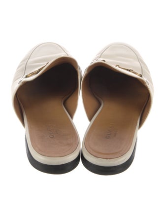 Gucci Horsebit Accent Leather Mules