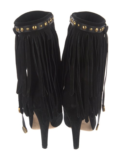 Gucci Suede Studded Accents Boots