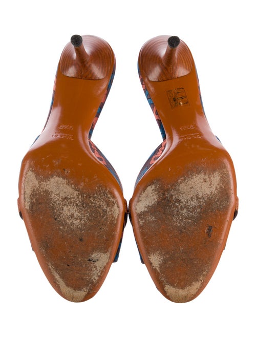 Gucci Horsebit Accent Satin Slides