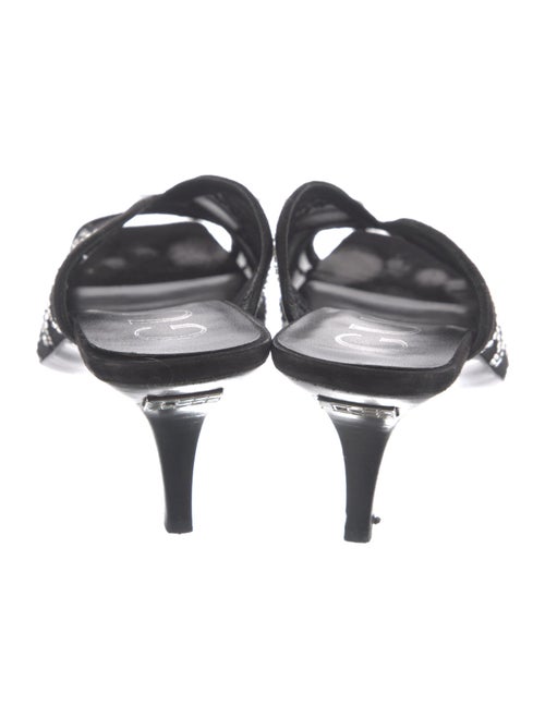 Gucci Mesh Mesh Accents Slides