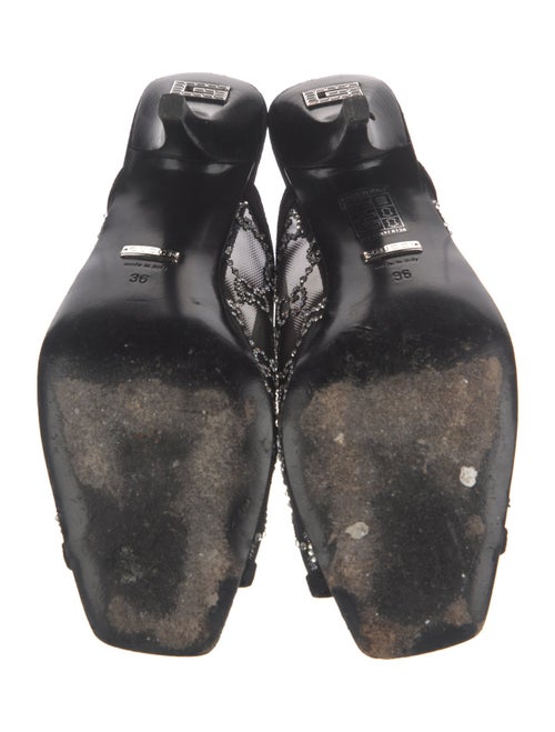 Gucci Mesh Mesh Accents Slides