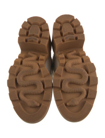 Gucci GG Supreme Combat Boots