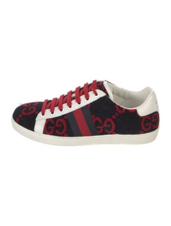 Gucci Sylvie Web Accent Terry Cloth Sneakers
