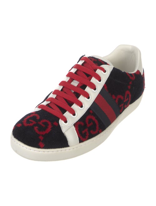 Gucci Sylvie Web Accent Terry Cloth Sneakers