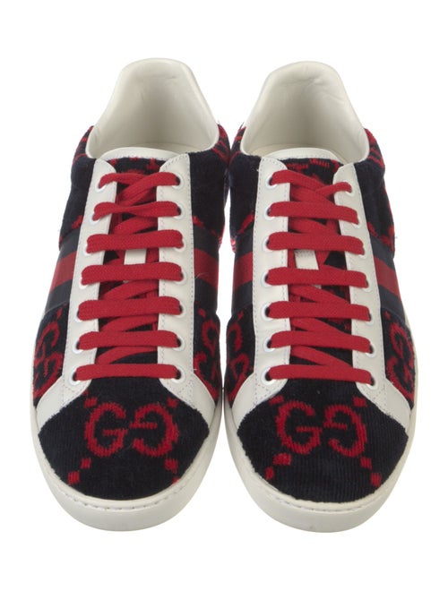 Gucci Sylvie Web Accent Terry Cloth Sneakers