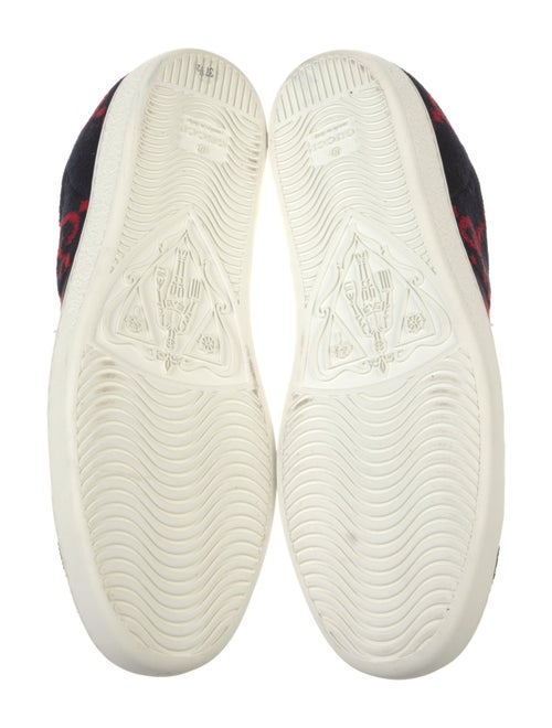 Gucci Sylvie Web Accent Terry Cloth Sneakers