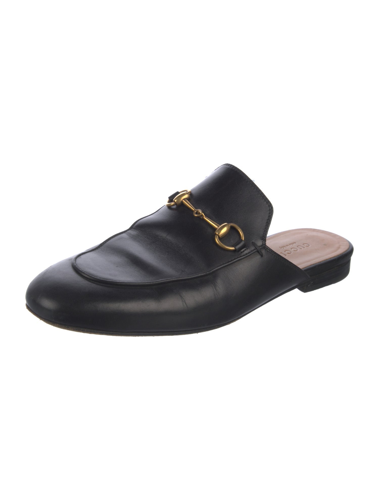 Gucci 1955 Horsebit Accent Leather Mules