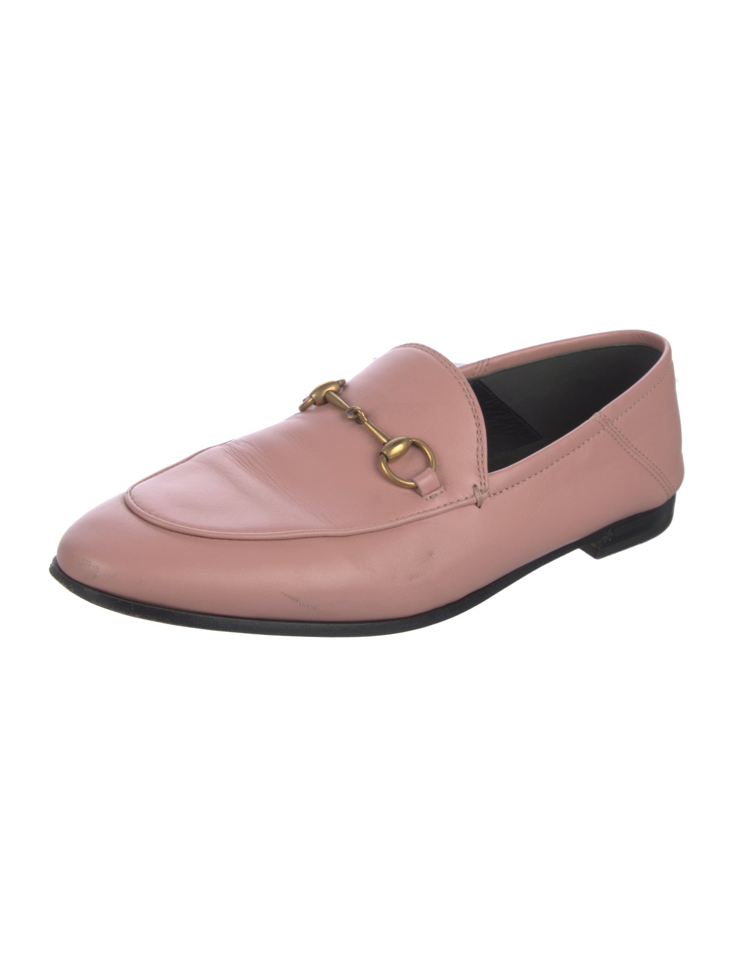 Gucci Horsebit Accent Leather Loafers