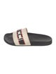 Gucci Sylvie Web Accent Rubber Slides