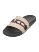 Gucci Sylvie Web Accent Rubber Slides
