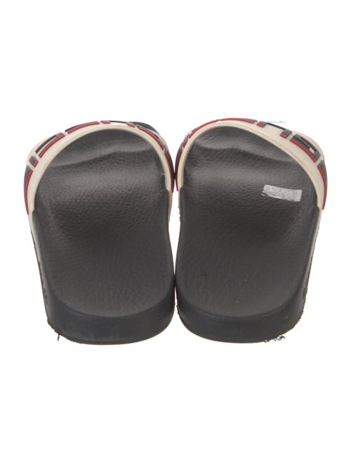 Gucci Sylvie Web Accent Rubber Slides
