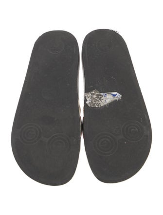 Gucci Sylvie Web Accent Rubber Slides