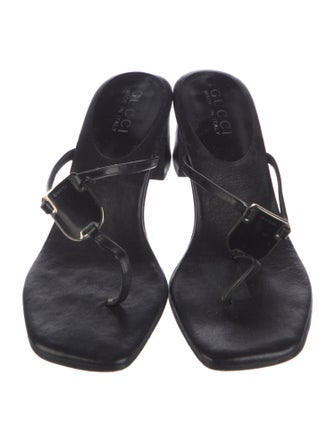 Gucci Leather Slides