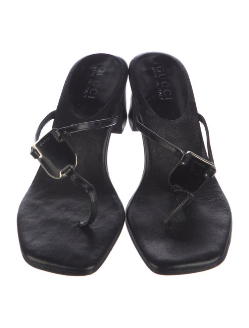 Gucci Leather Slides