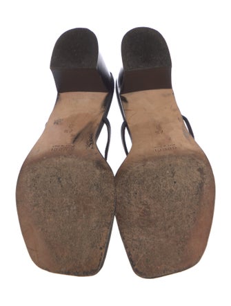 Gucci Leather Slides