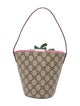 Gucci GG Supreme Monogram 3-D Strawberry Bucket Bag