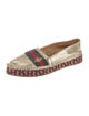 Gucci Web Accent Leather Loafers