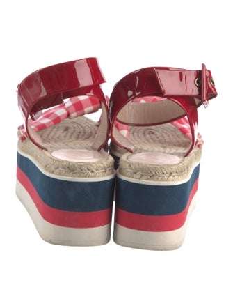Gucci Sylvie Web Accent Espadrilles
