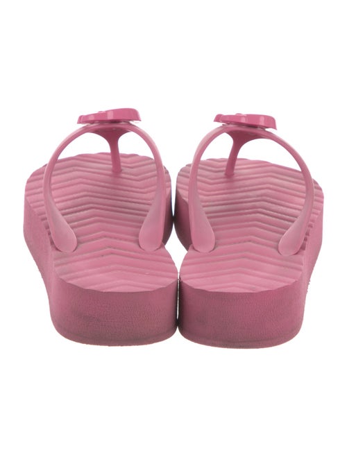 Gucci Running GG Logo Rubber Flip Flops