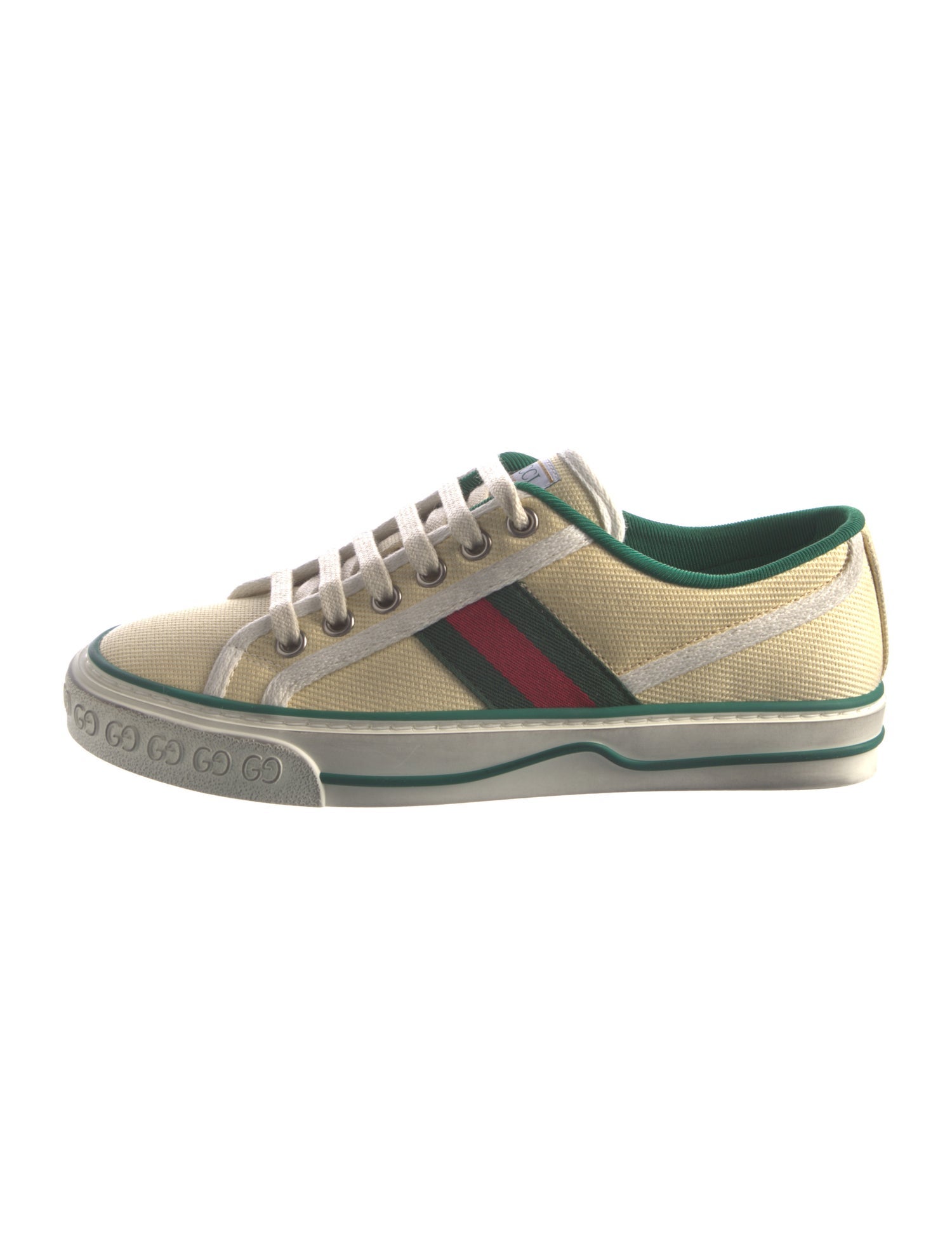 Gucci Web Accent Canvas Sneakers