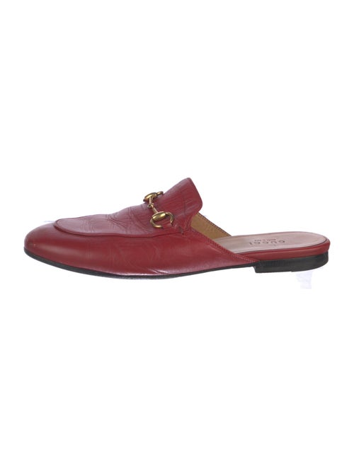 Gucci Horsebit Accent Leather Mules