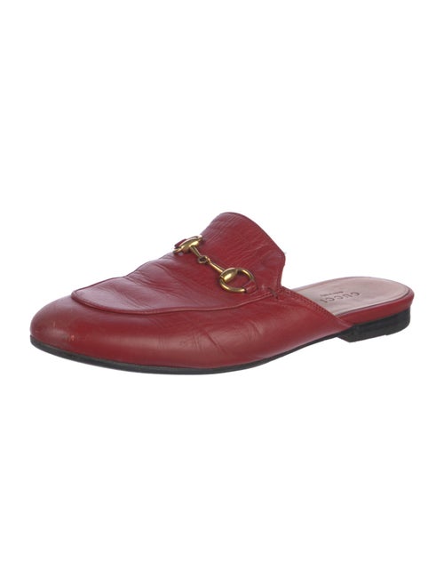 Gucci Horsebit Accent Leather Mules