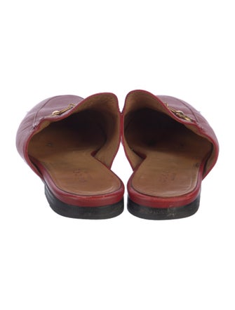 Gucci Horsebit Accent Leather Mules