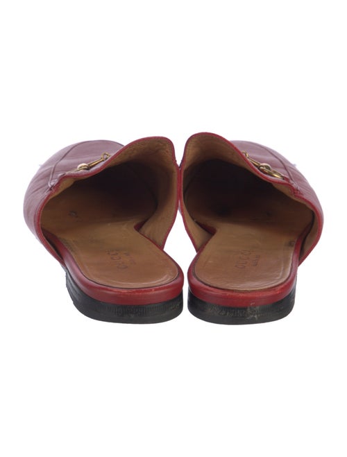 Gucci Horsebit Accent Leather Mules