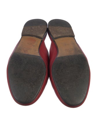 Gucci Horsebit Accent Leather Mules