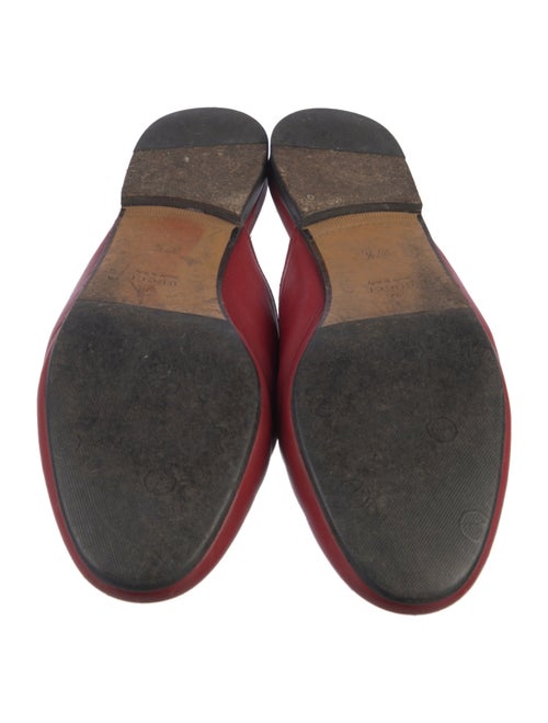 Gucci Horsebit Accent Leather Mules