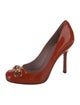 Gucci Horsebit Accent Patent Leather Pumps